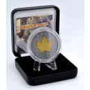 1 OZ Silber Maple Leaf 2024 Gold Treasure Edition in Box...