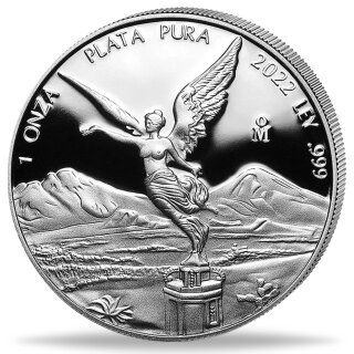 1 OZ Plata Pura / Libertad 2022 Polierte Platte